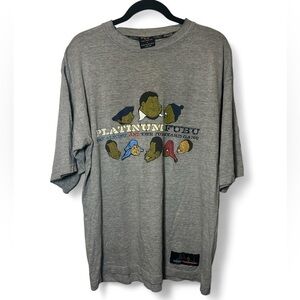 90s Vintage Fubu Platinum Men L Fat Albert and the Junkyard Gang Graphic T Shirt